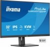 IIYAMA Monitor komputerowy  32 cale XUB3297QSNP-B1 IPS,QHD,USB-C DOCK (95W), USB HUB 4x, KVM,  RJ45, GW 5 LAT